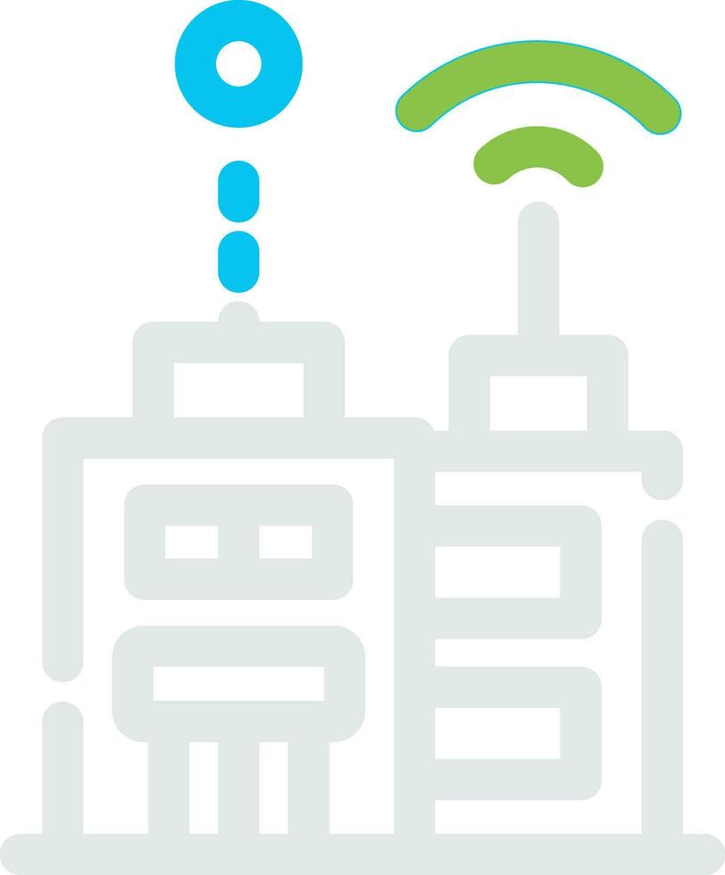 Smart City Creative Icon Design vector