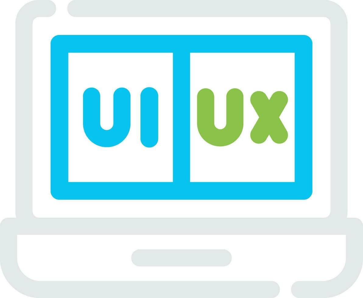 Ui Ux Creative Icon Design vector