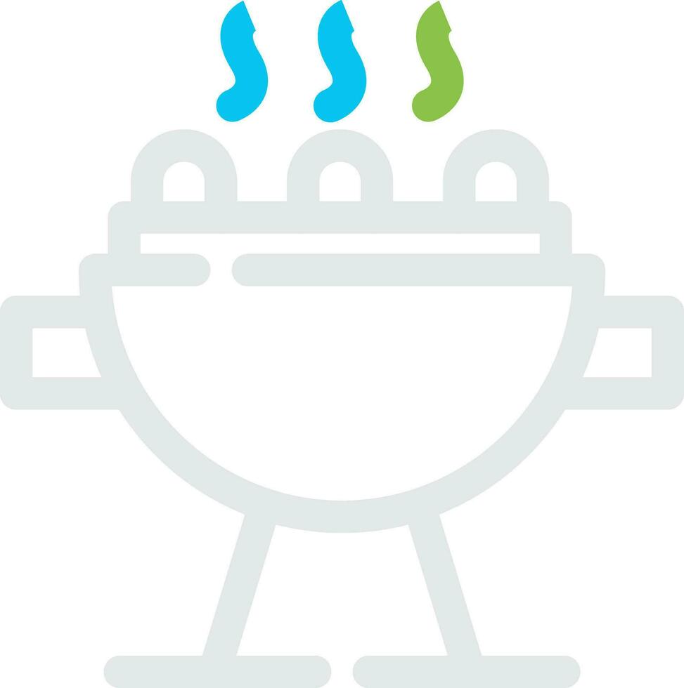 Grill Creative Icon Design vector