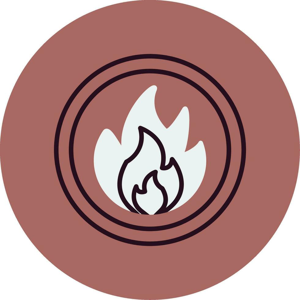 Flammable Vector Icon