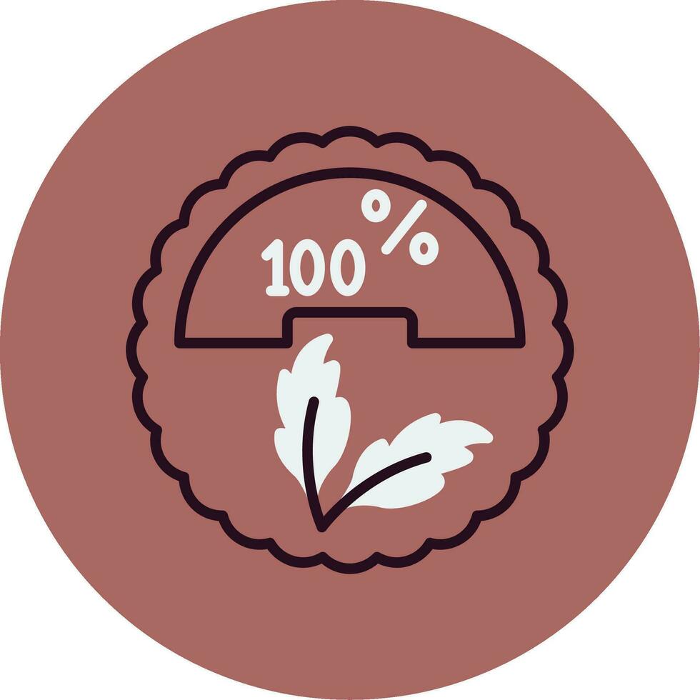 100 Percent Vector Icon