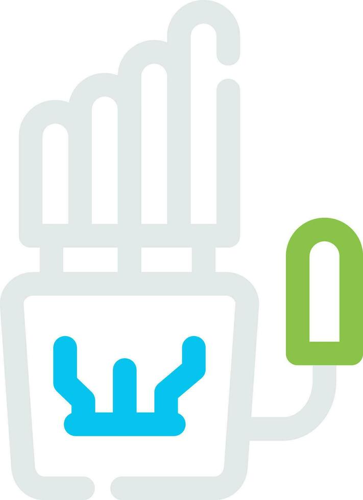 Robot Hand Creative Icon Design vector