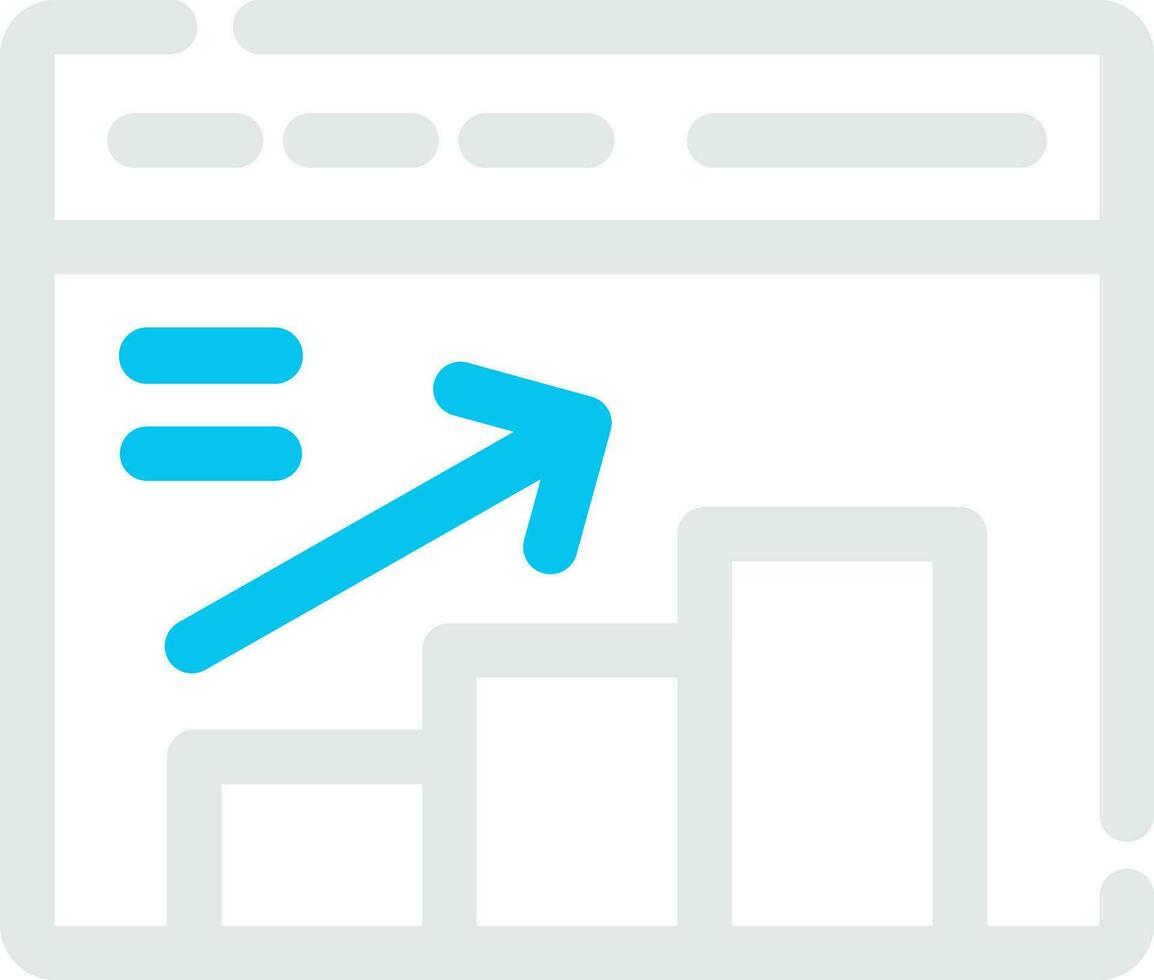 Stats Creative Icon Design vector