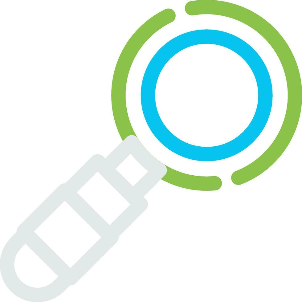 Magnifying Glass Creative Icon Design vector