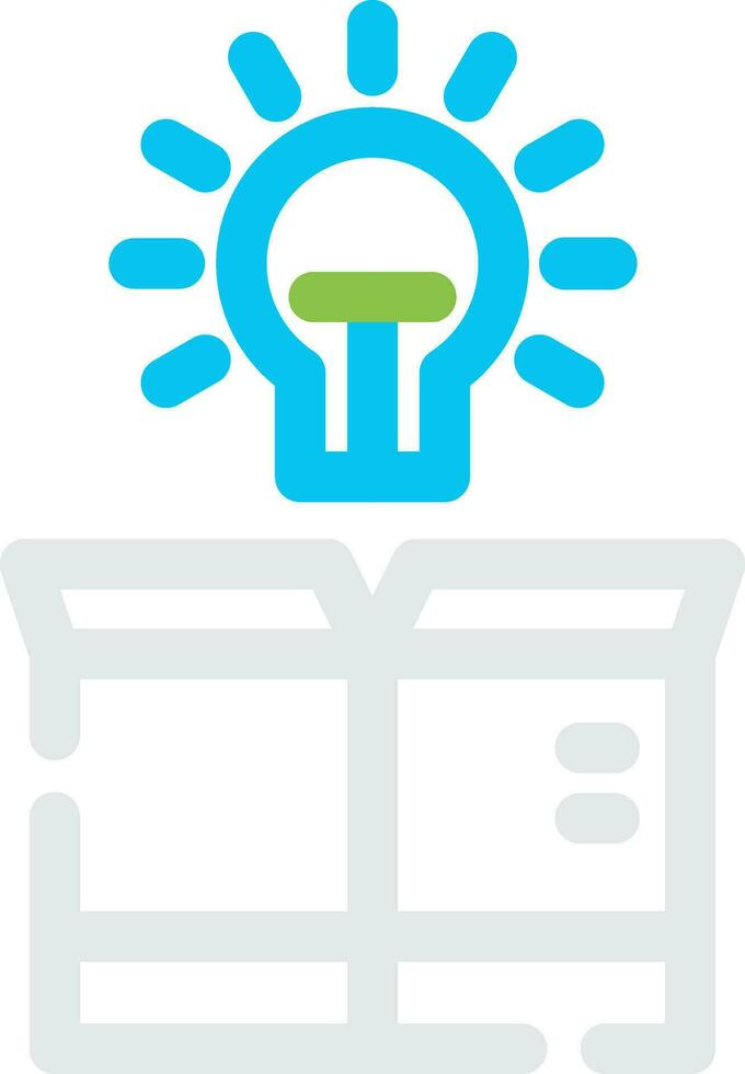 Think Out Of The Box Creative Icon Design vector