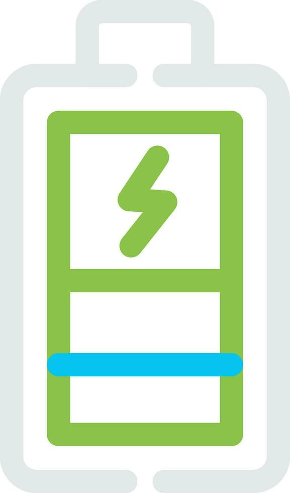 Charging Battery Creative Icon Design vector