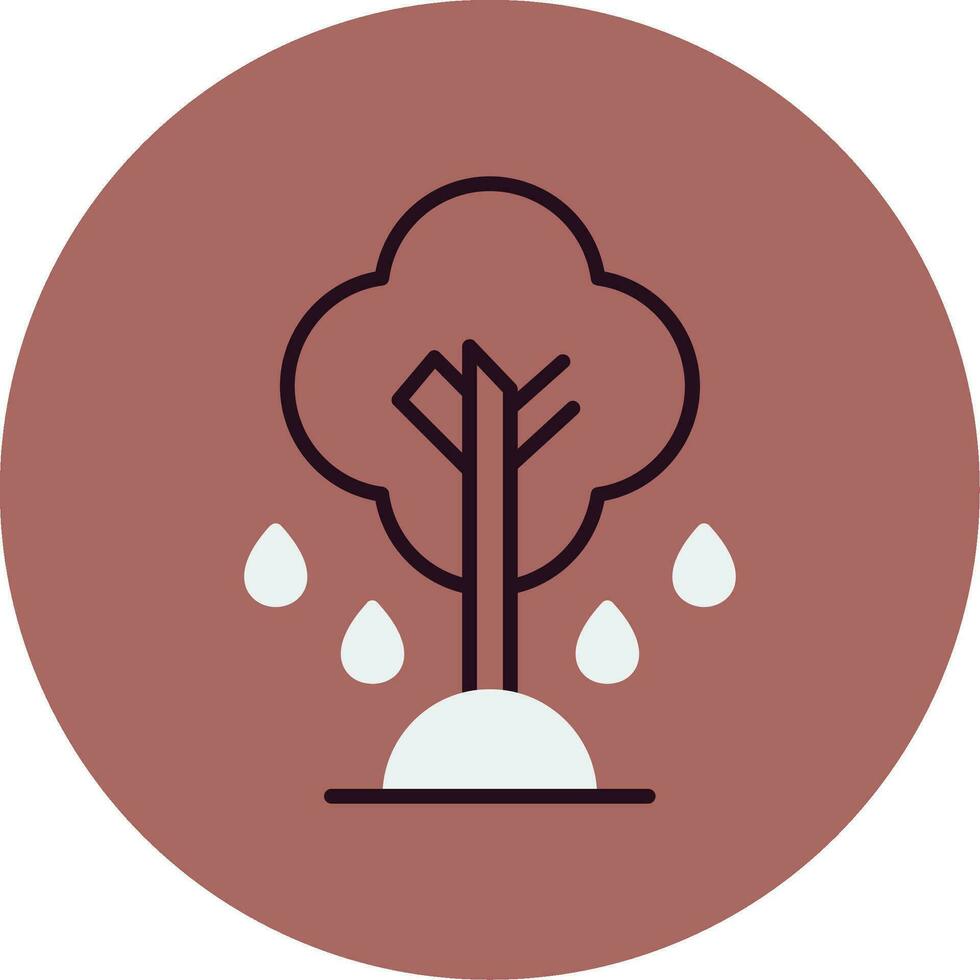 icono de vector de árbol