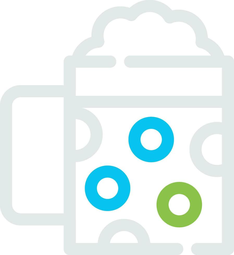 Pint Of Beer Creative Icon Design vector