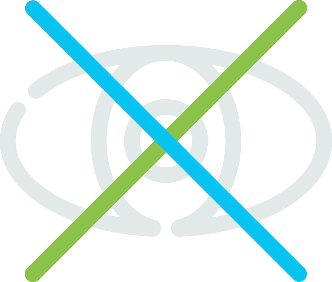 Close Eyes Creative Icon Design vector