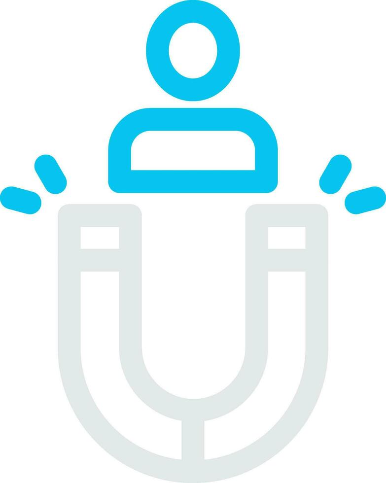 Magnet Creative Icon Design vector