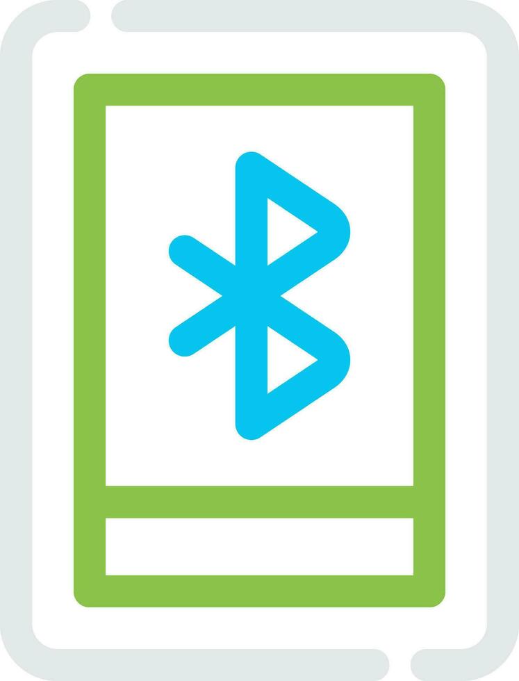 Bluetooth Creative Icon Design vector