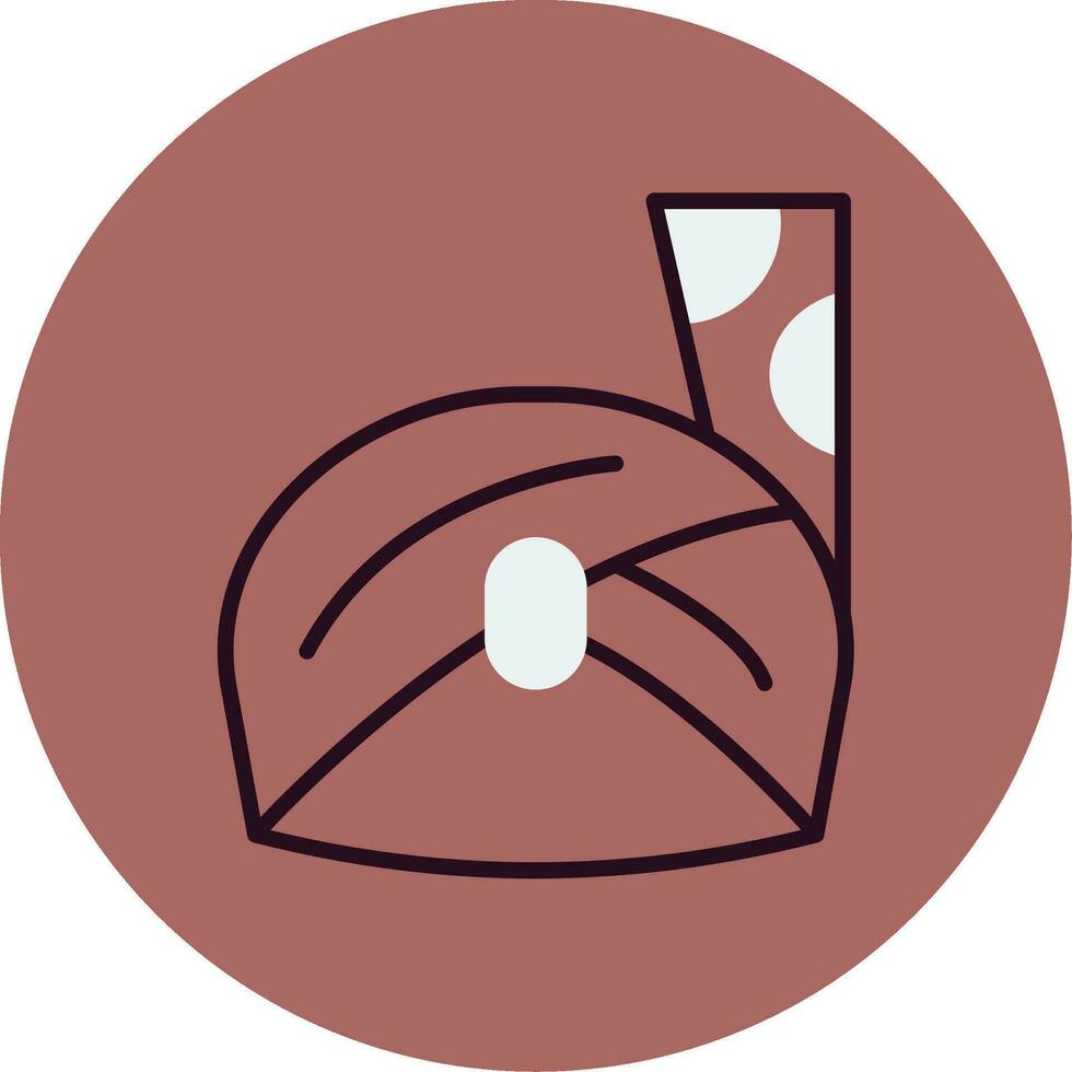 icono de vector de turbante