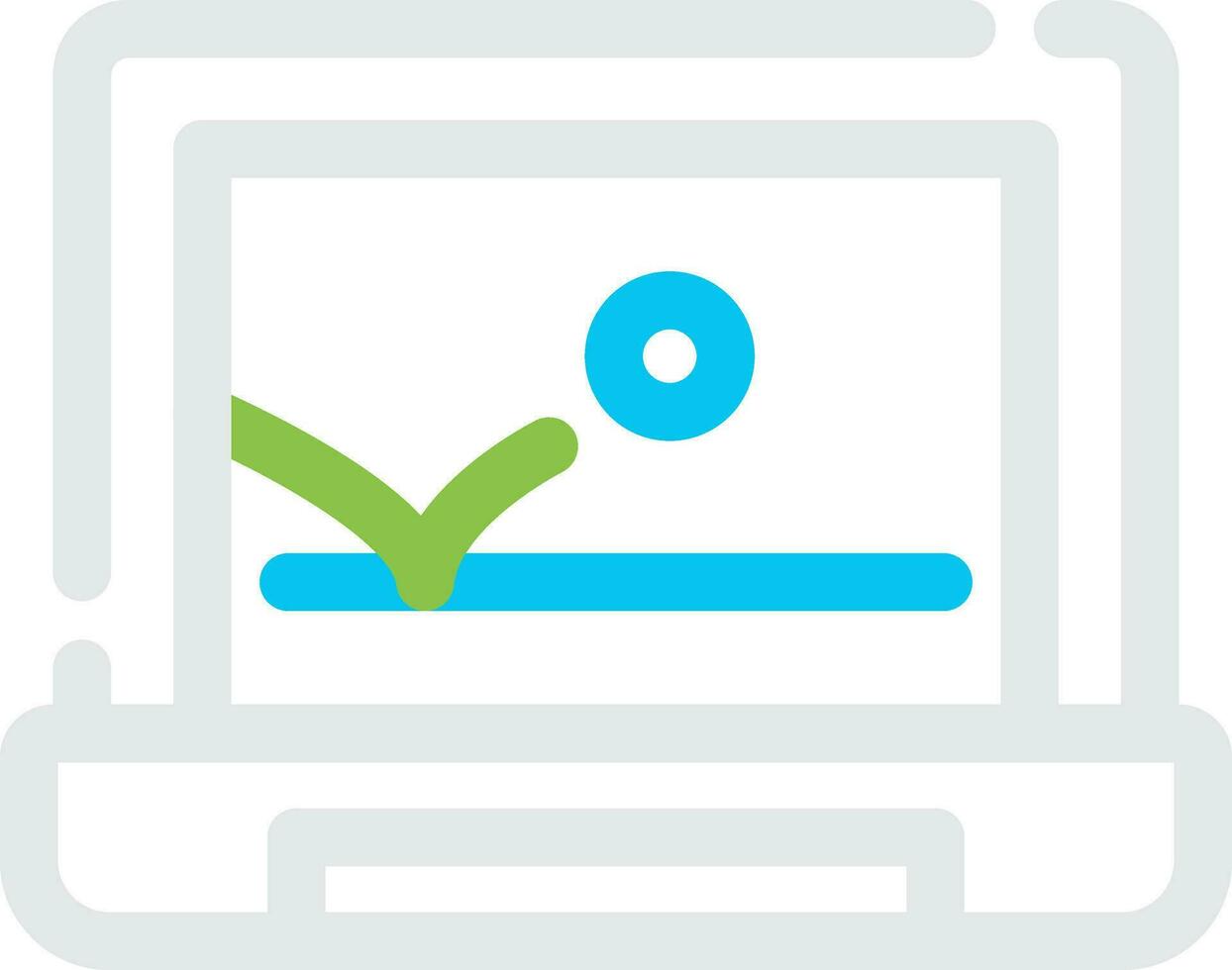 Motion Graphic Creative Icon Design vector