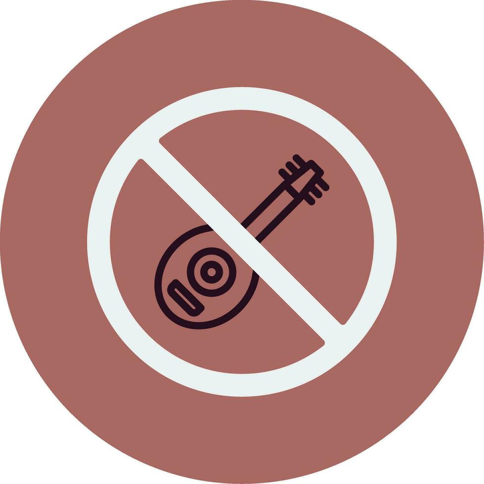 No Lute Vector Icon