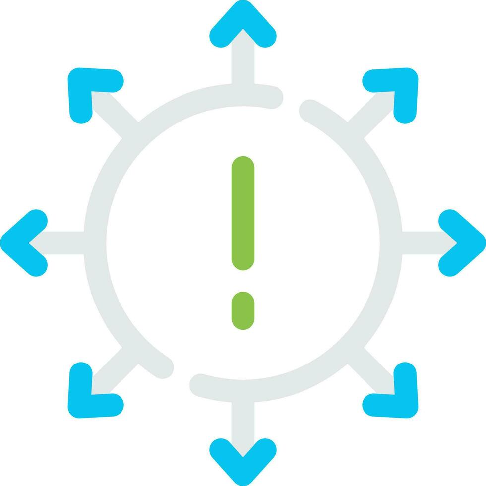 Diversification Creative Icon Design vector