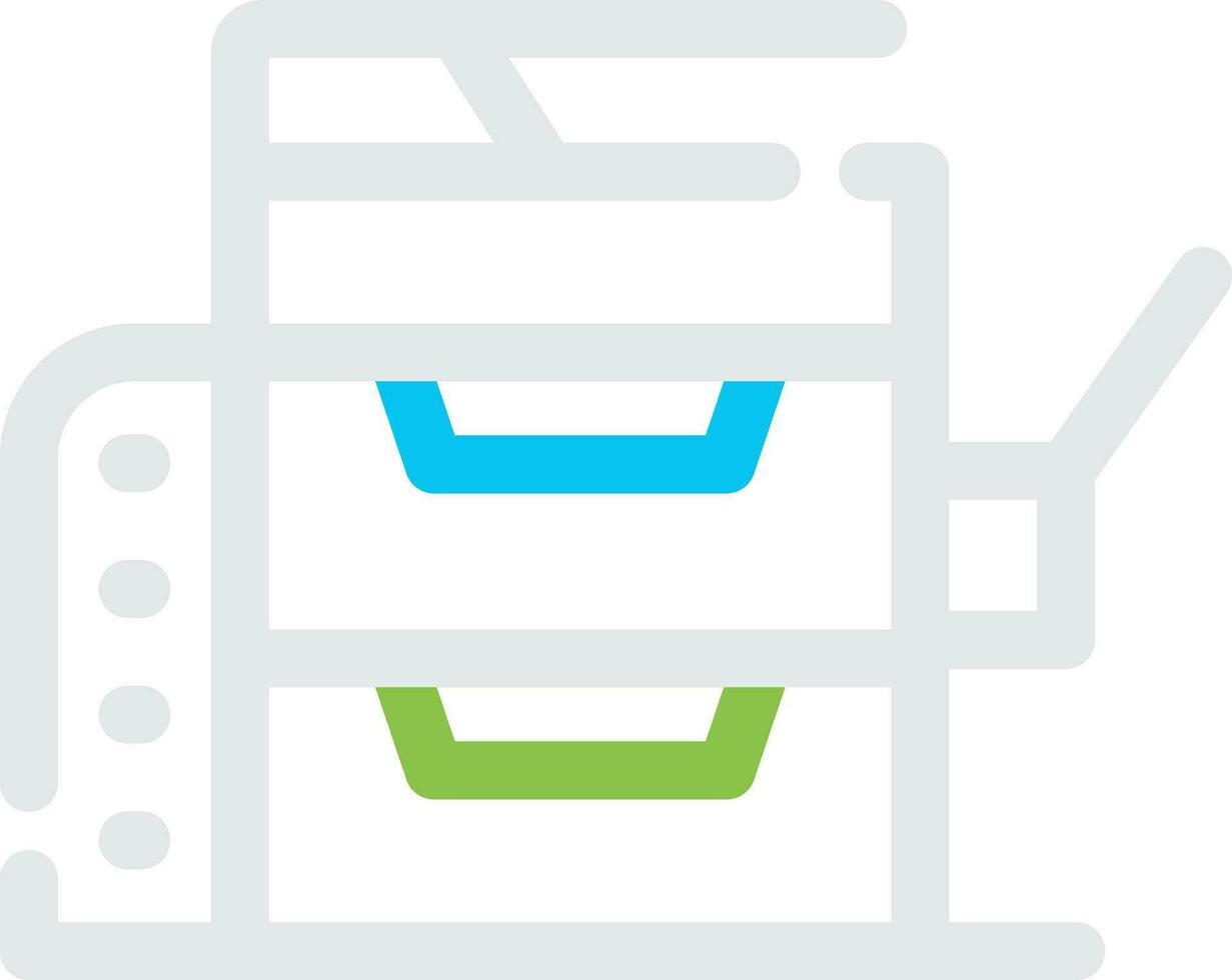Copy Machine Creative Icon Design vector