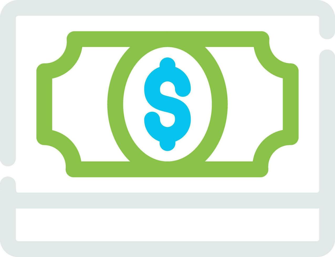 Banknotes Creative Icon Design vector