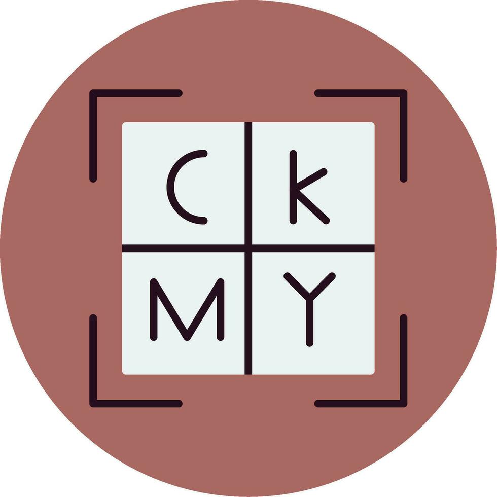 Cmyk Vector Icon