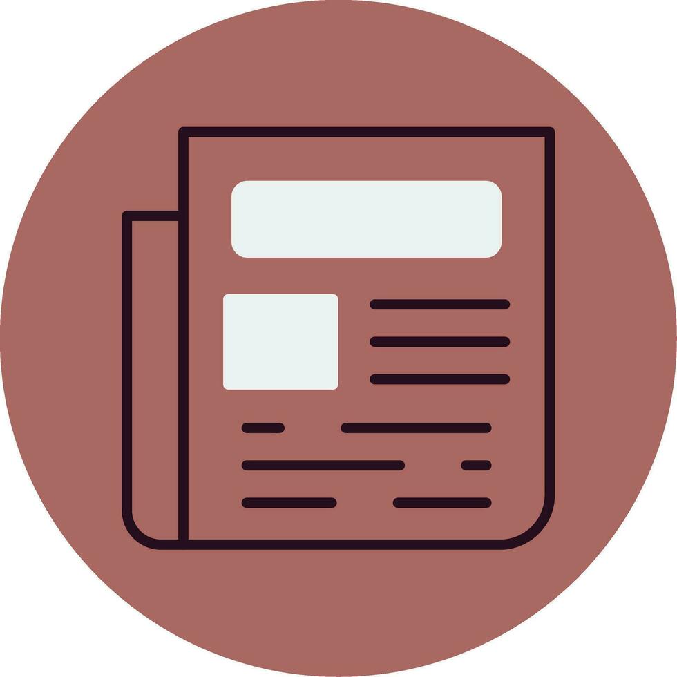 Newspaper Vector Icon