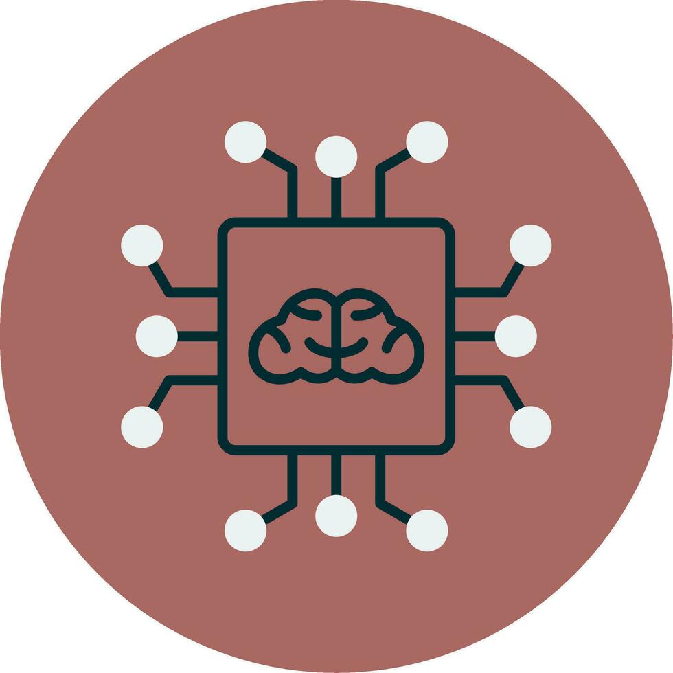 Artificial Intelligence Vector Icon