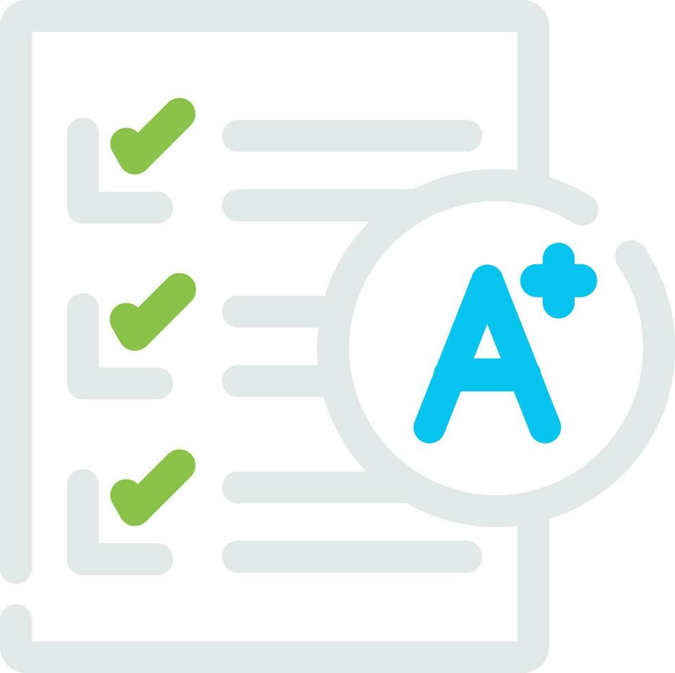 Grades Creative Icon Design vector