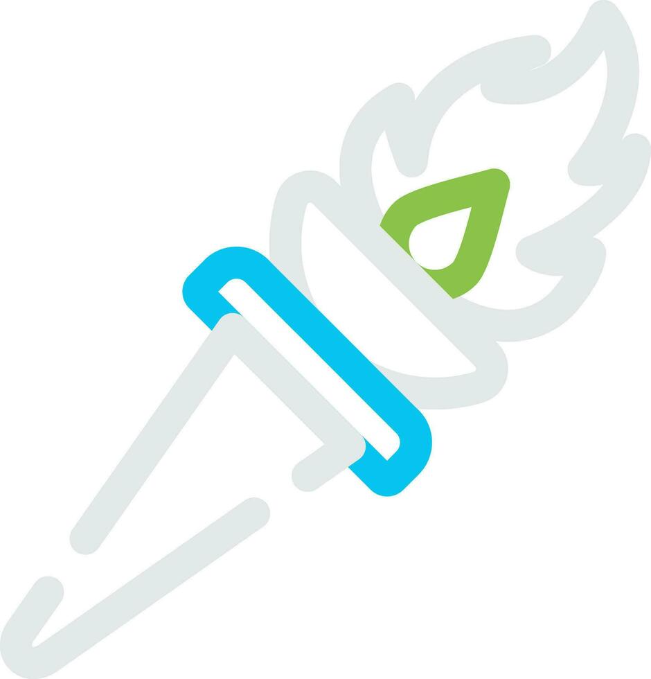 Torch Creative Icon Design vector