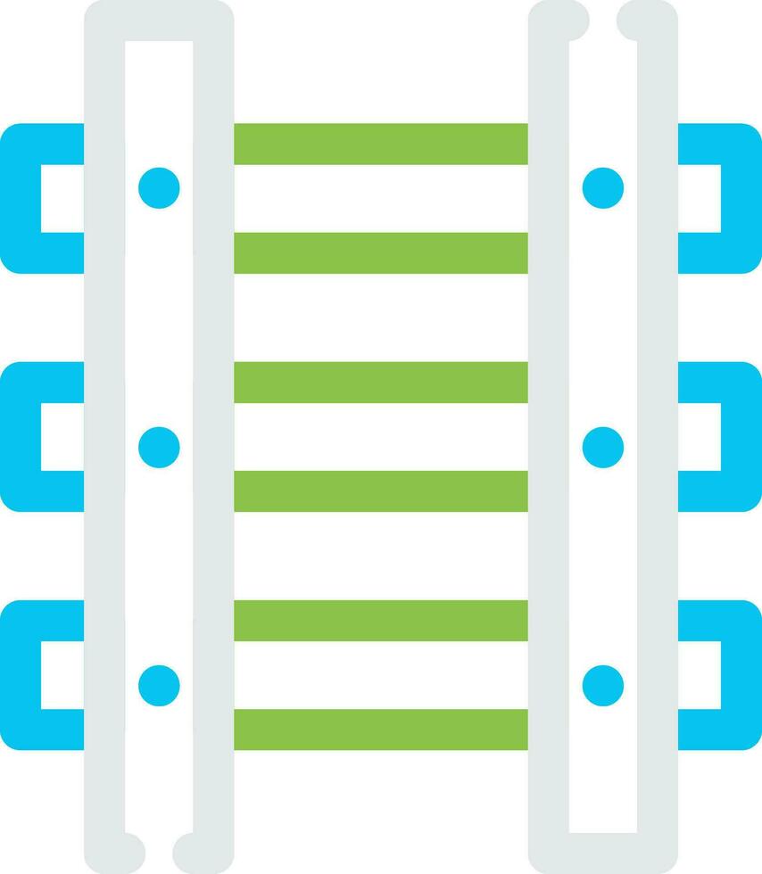 Train Tracks Creative Icon Design vector