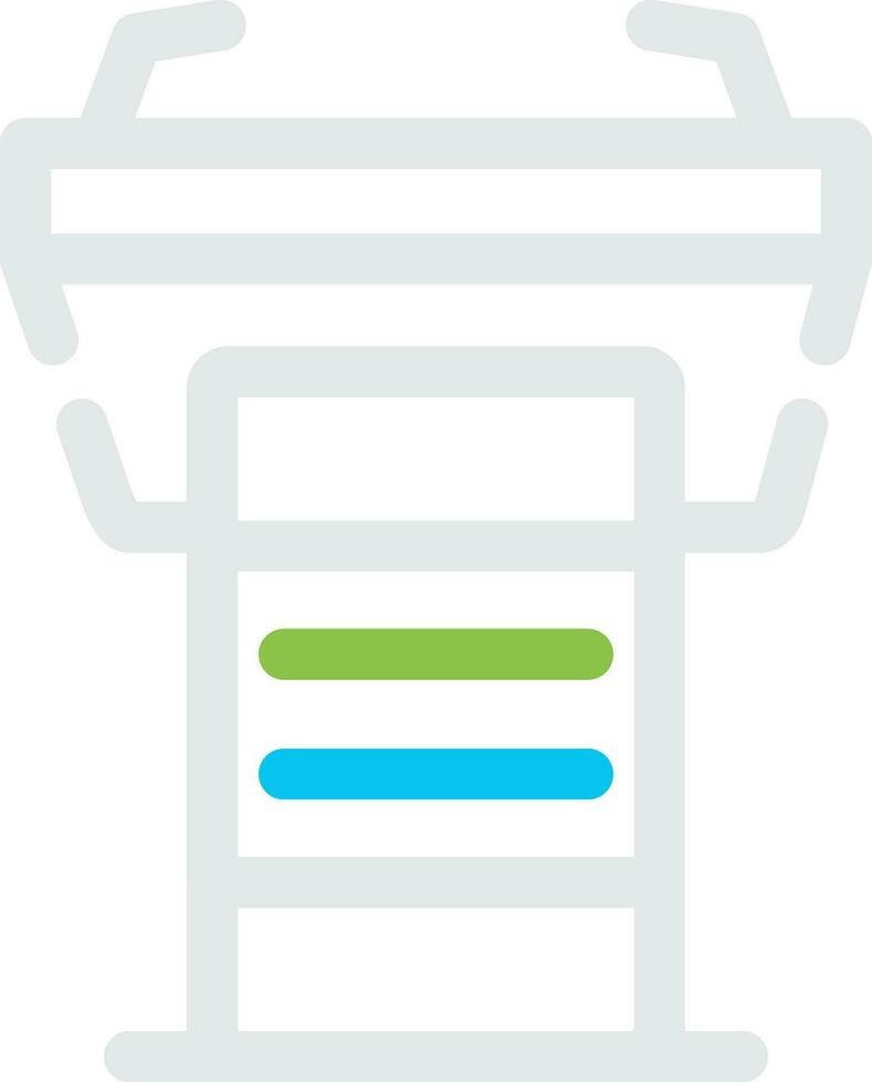 Tribune Creative Icon Design vector