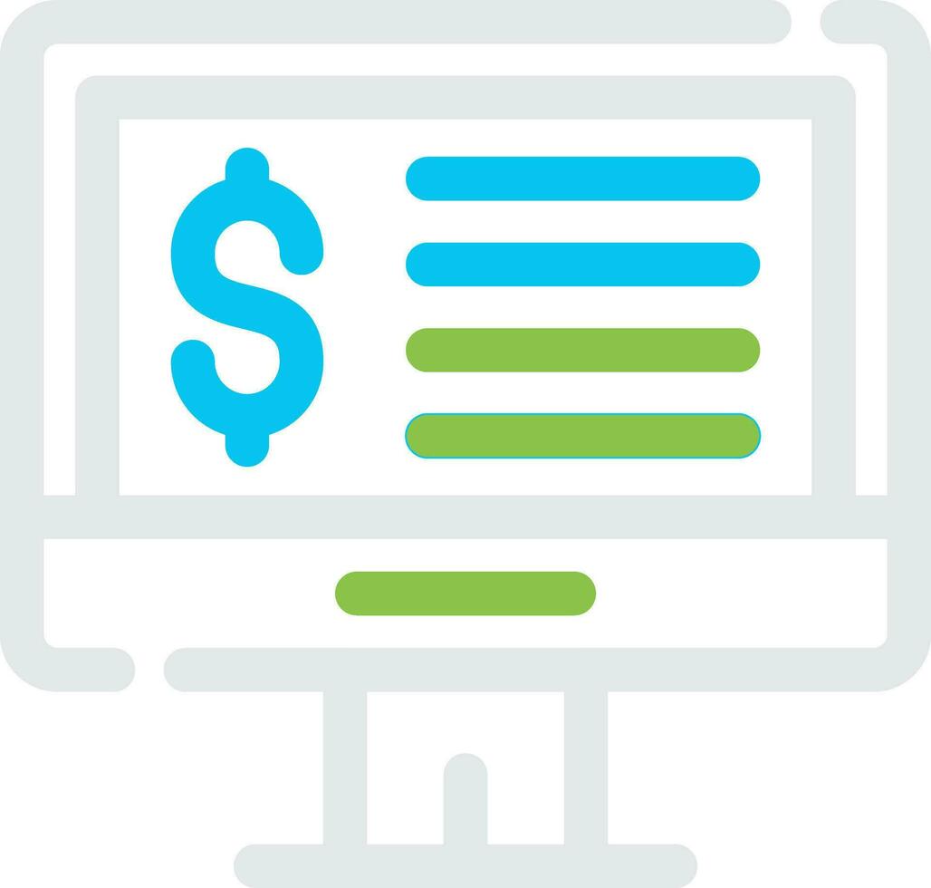 Online Donation Creative Icon Design vector