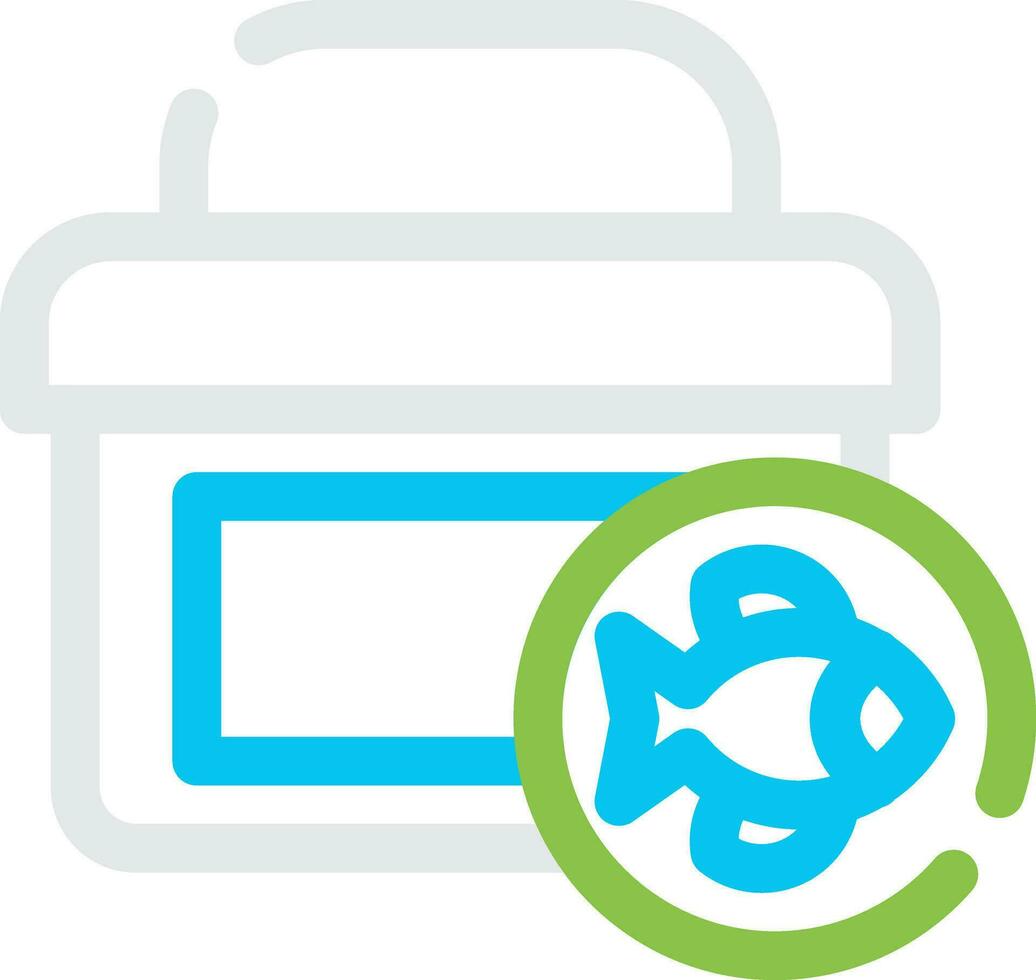 Tackle Box Creative Icon Design vector