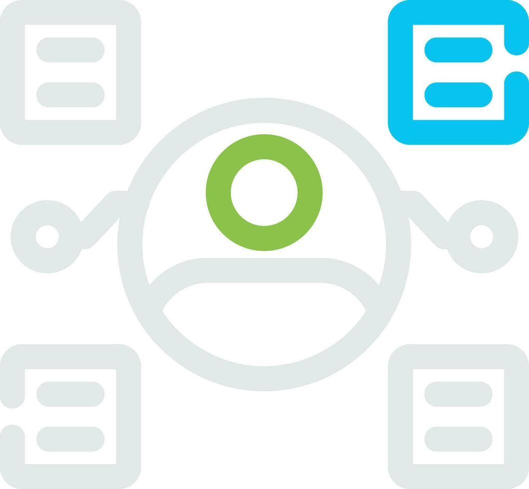 User Predictions Creative Icon Design vector