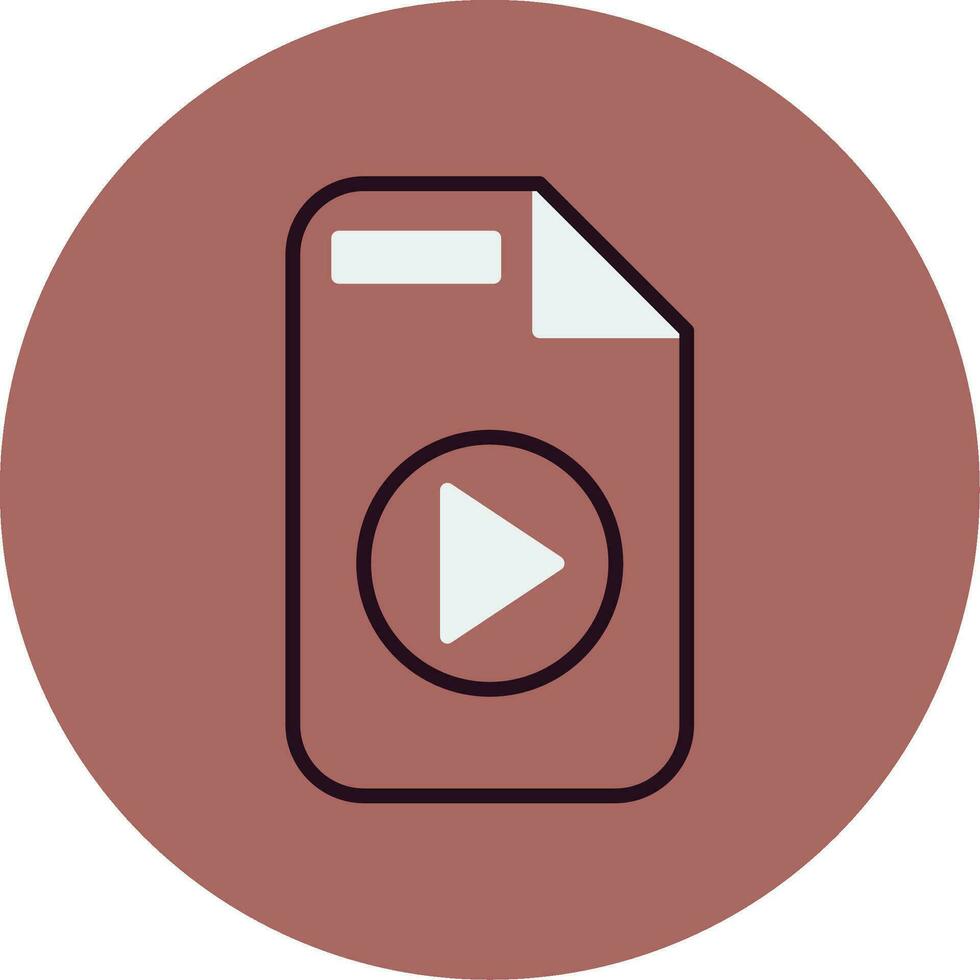 Video File Vector Icon