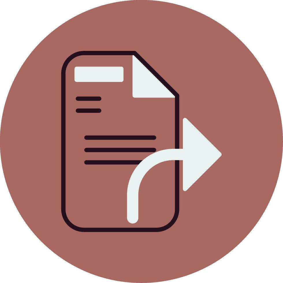 Send File Vector Icon