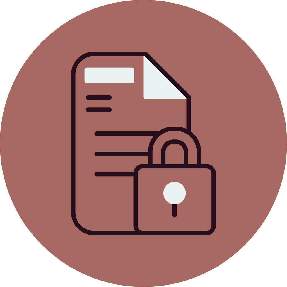 Secure Folder Vector Icon