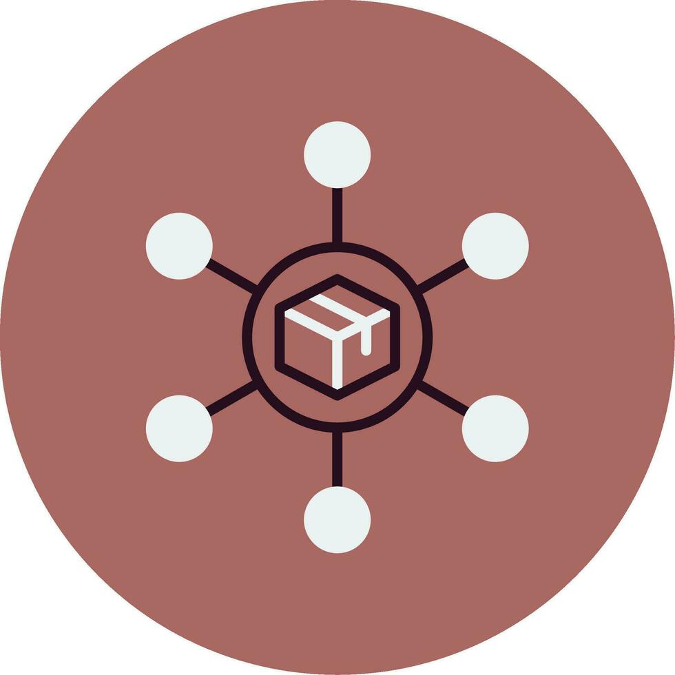Distribution Center Vector Icon