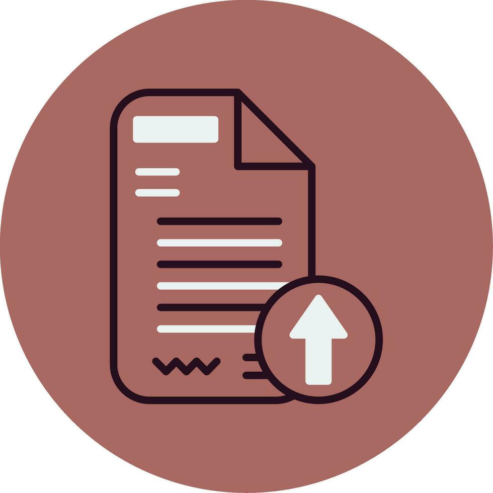 Upload File Vector Icon