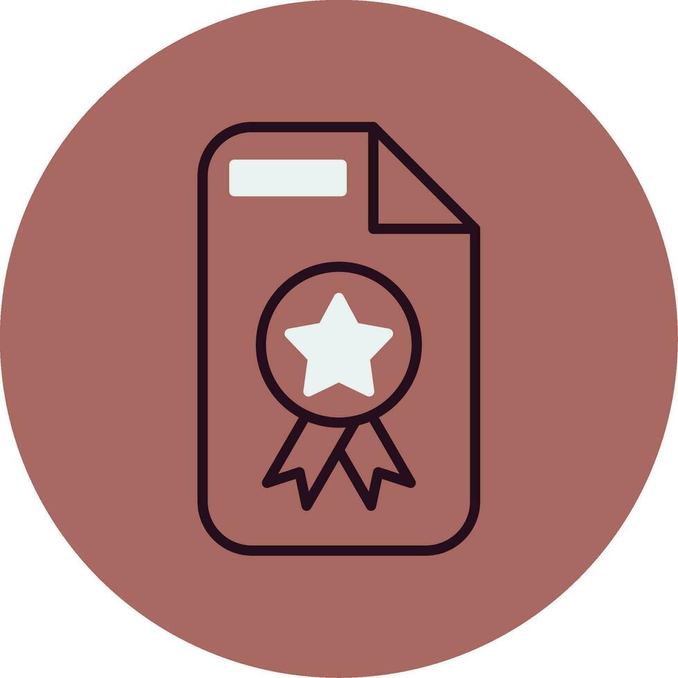 Certificate Vector Icon