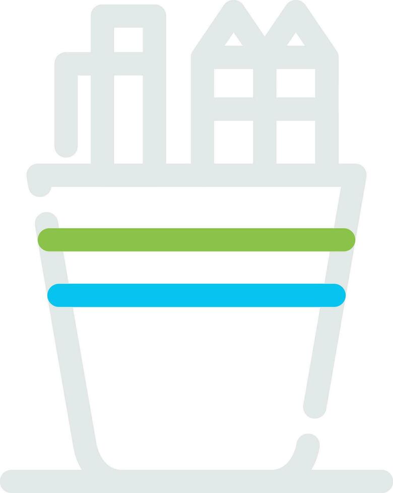 Line Different Color Design vector