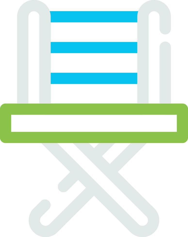 Fishing Chair Creative Icon Design vector