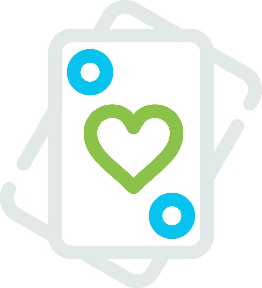 Playing Cards Creative Icon Design vector