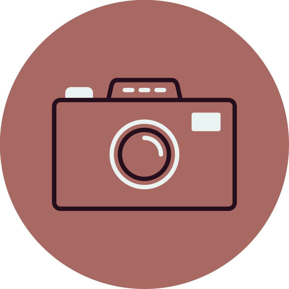 icono de vector de cámara de fotos