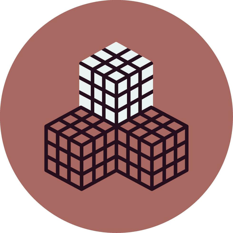 Cubes Vector Icon