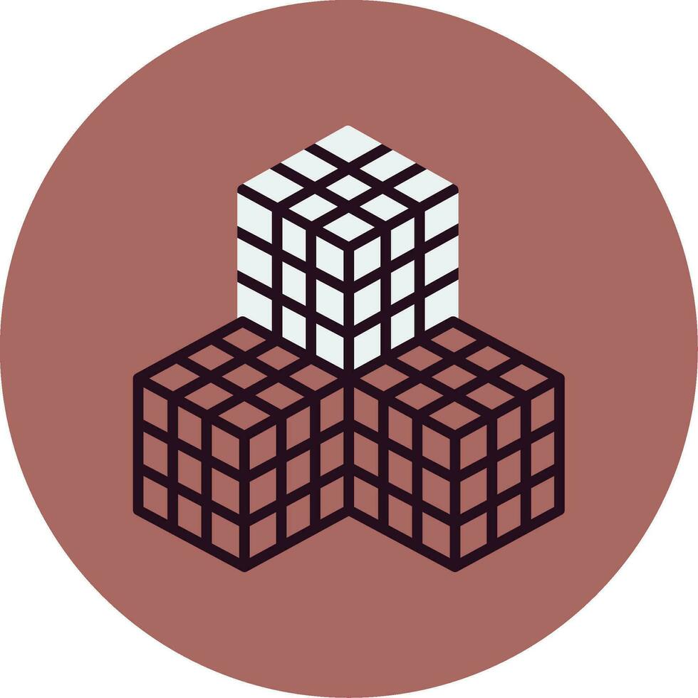 Cubes Vector Icon