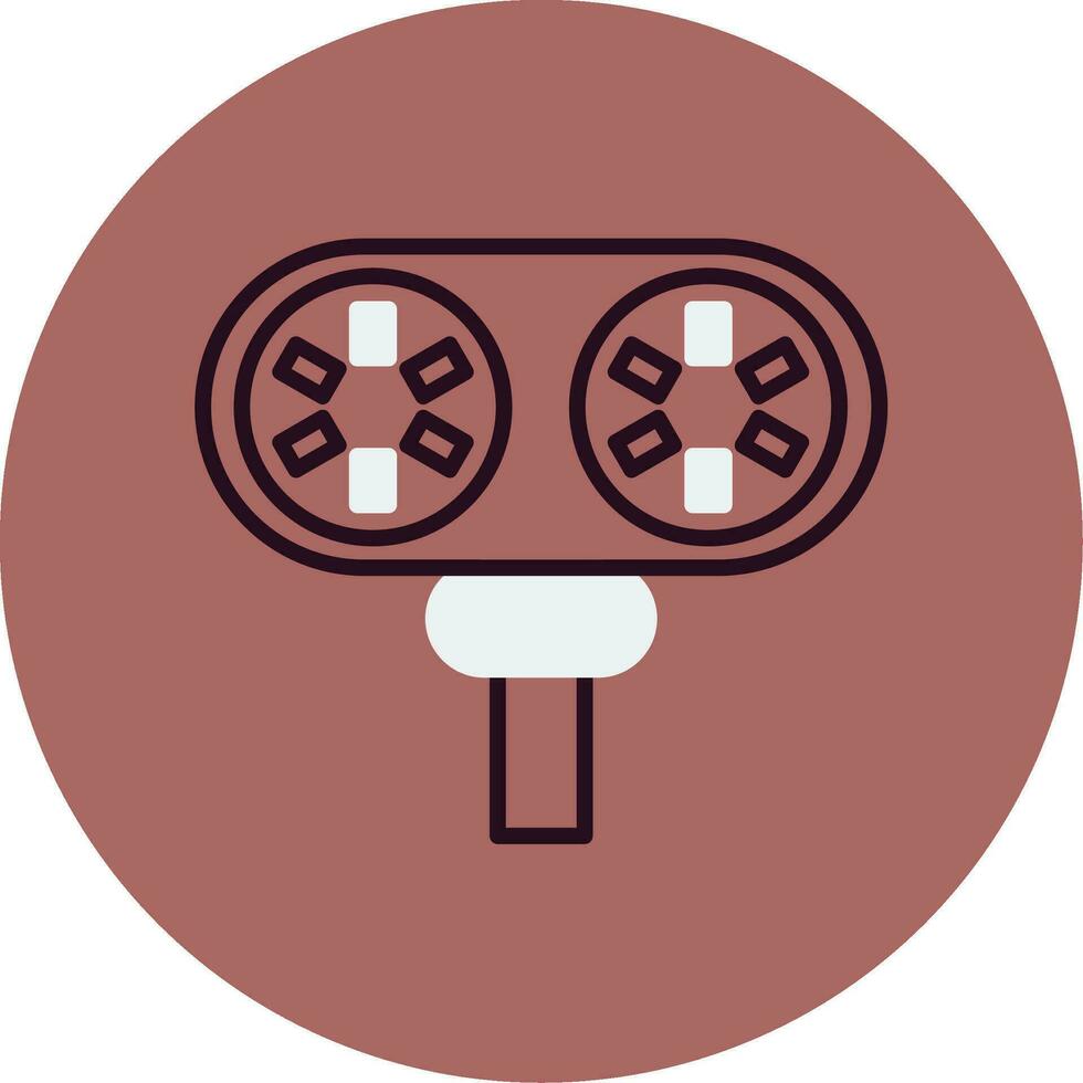 Stereoscope Vector Icon