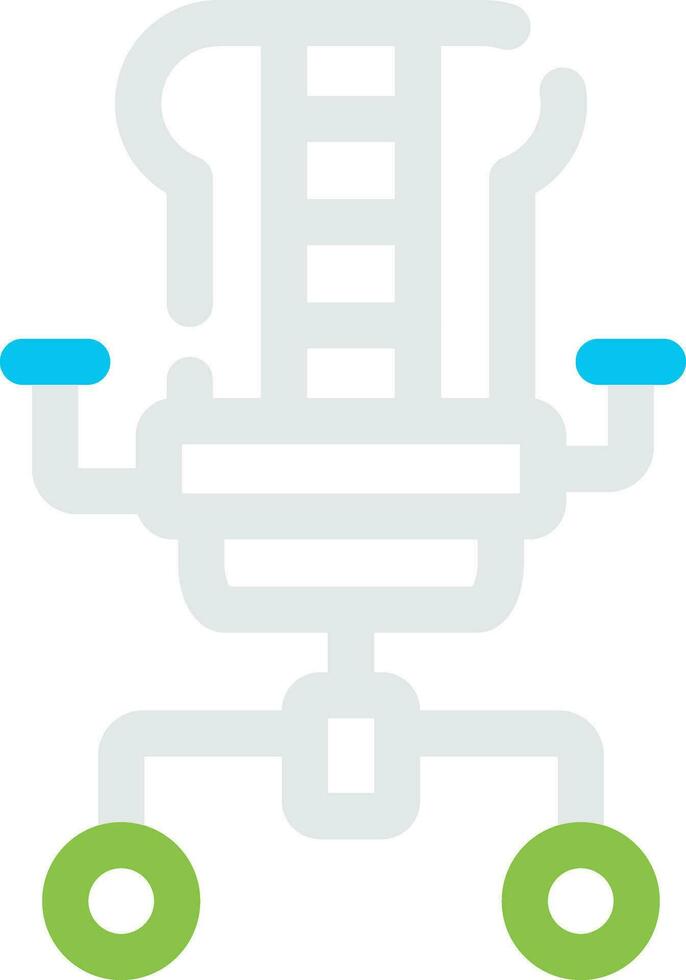 Gaming Chair Creative Icon Design vector