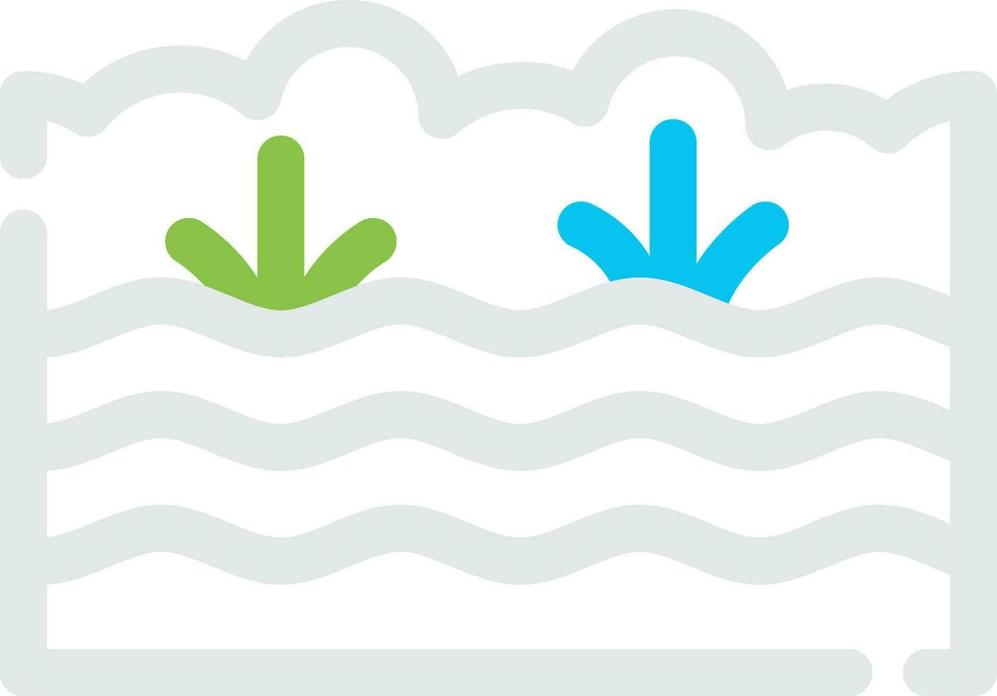 Swamp Creative Icon Design vector