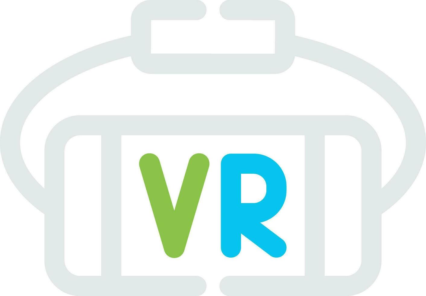 VR Glasses Creative Icon Design vector
