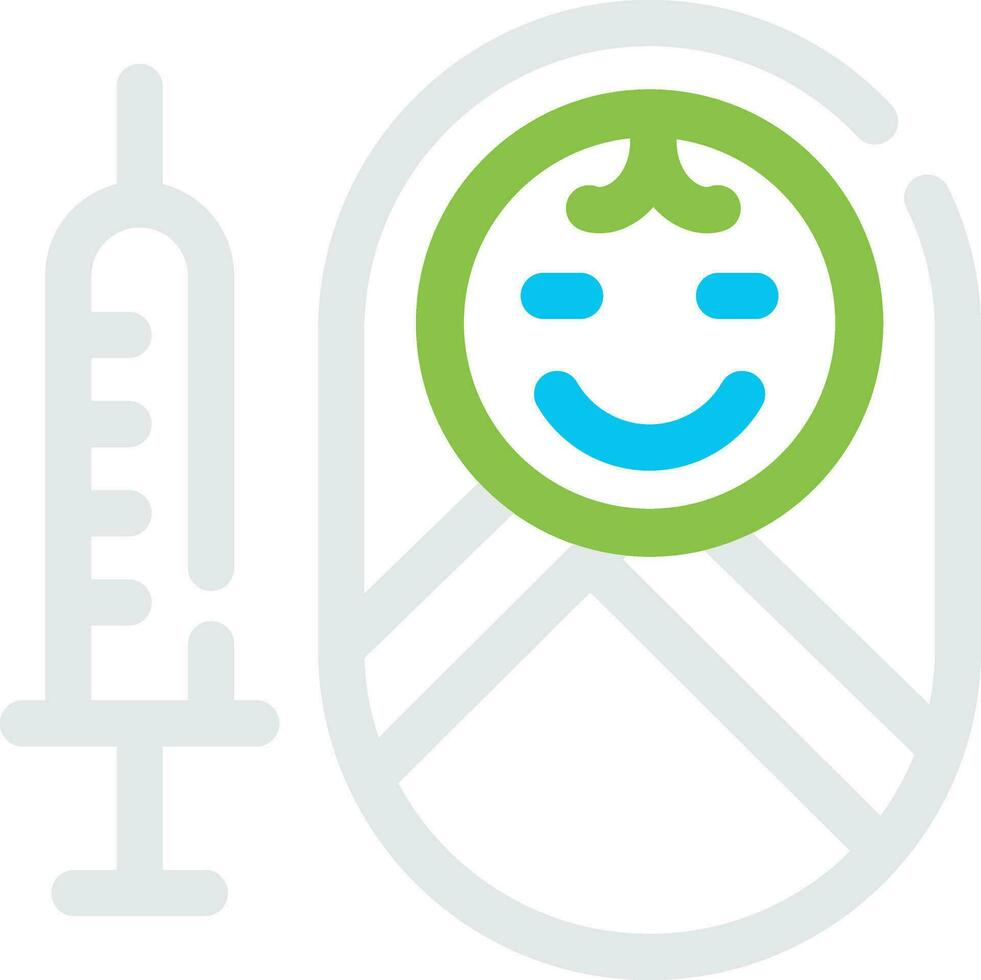 Vaccination Creative Icon Design vector
