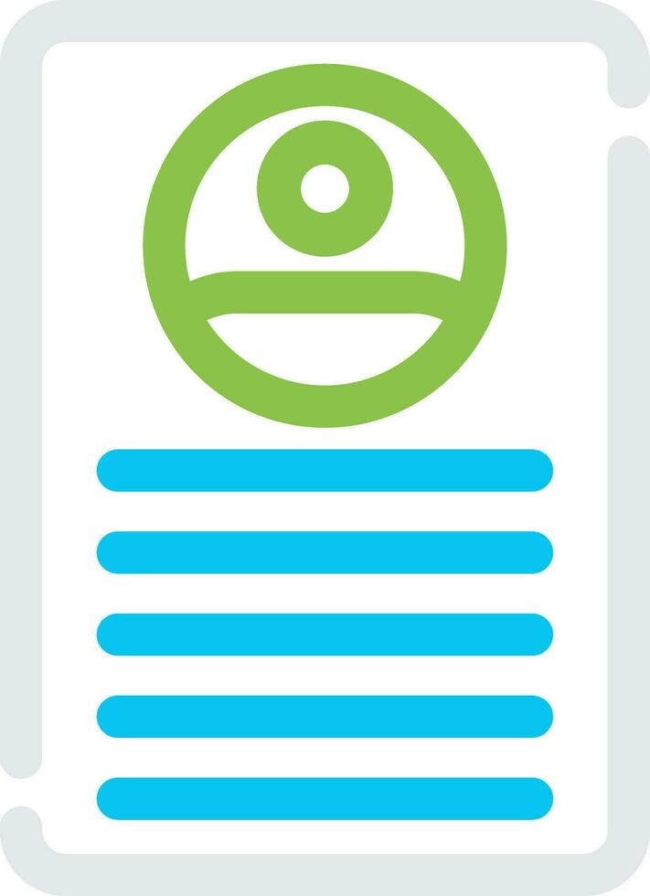 Resume Creative Icon Design vector