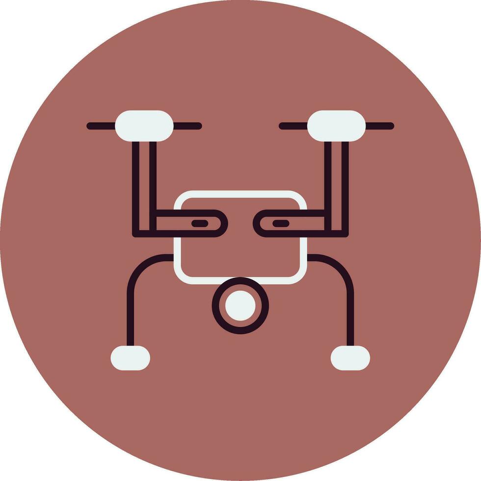 icono de vector de dron